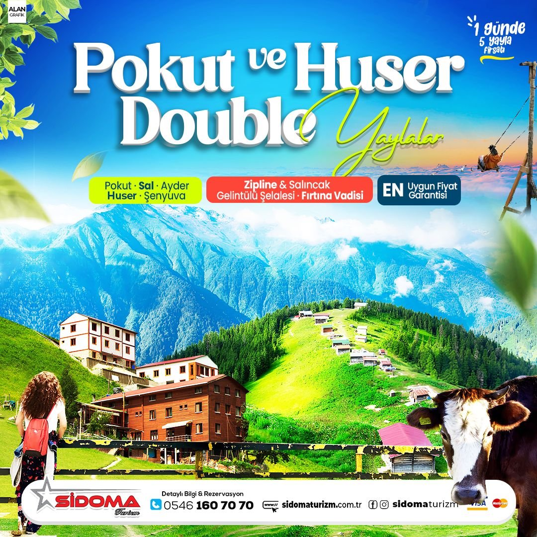 Pokut Yaylası & Huser Yaylası Double Tur